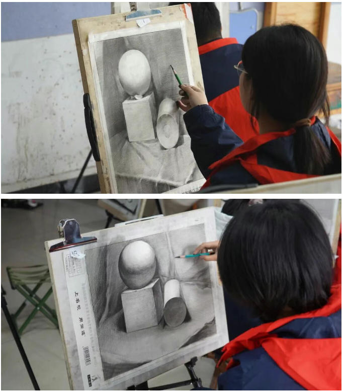 精英华唐艺术高中高一美术专业考试