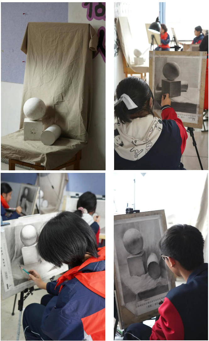 精英华唐艺术高中高一美术专业考试