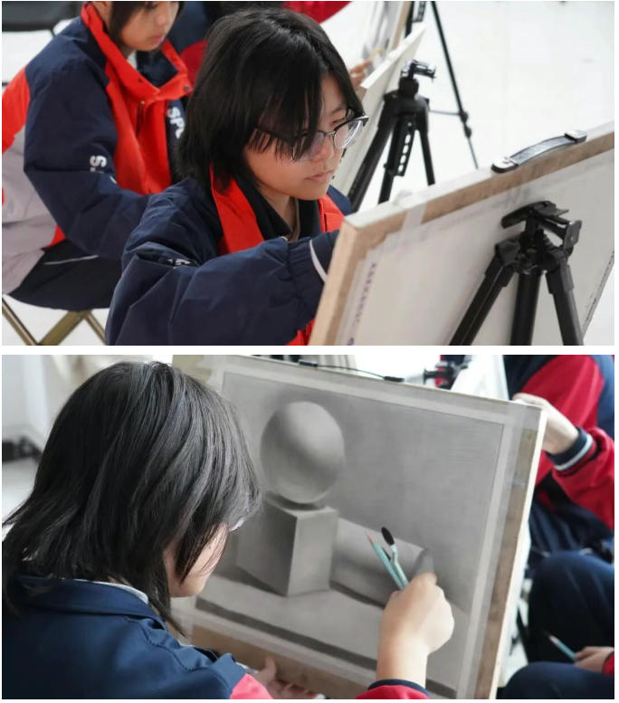 精英华唐艺术高中高一美术专业考试