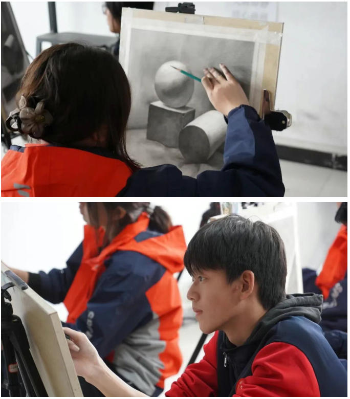 精英华唐艺术高中高一美术专业考试