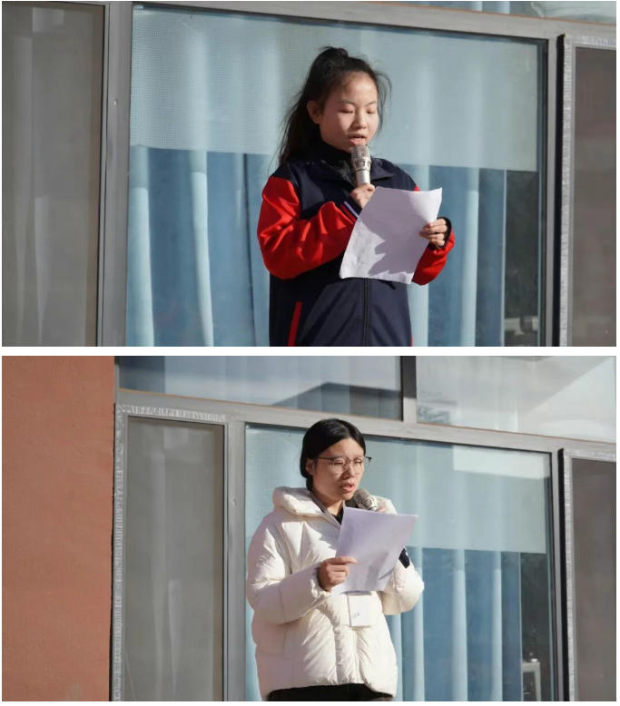 精英华唐艺术高中升旗仪式