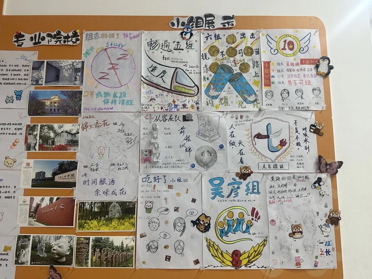 2025精英华唐艺术高中班级文化墙展示