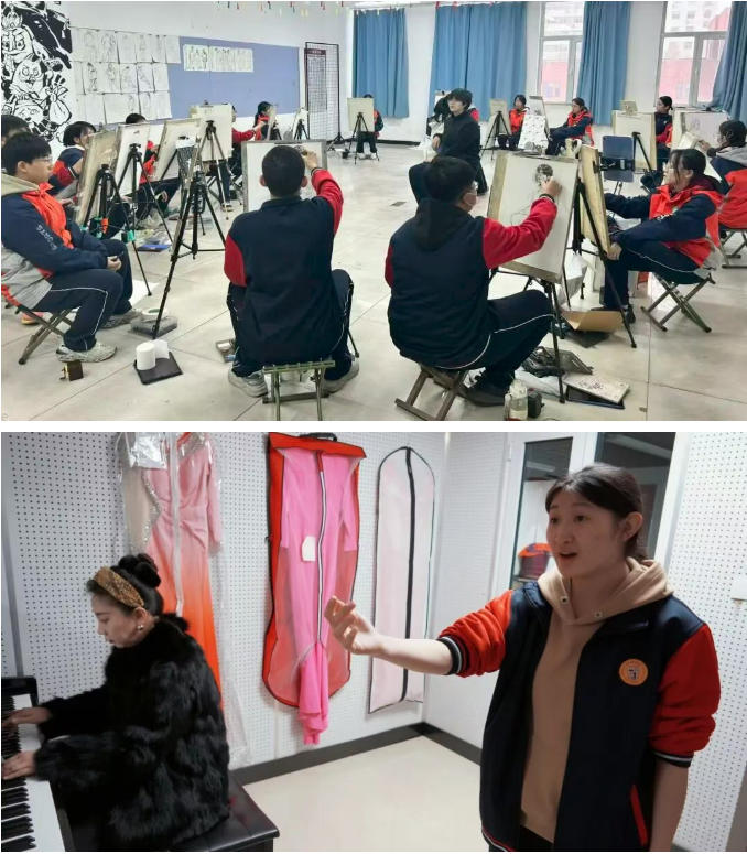 精英华唐艺术高中校园里的诗意与奋进