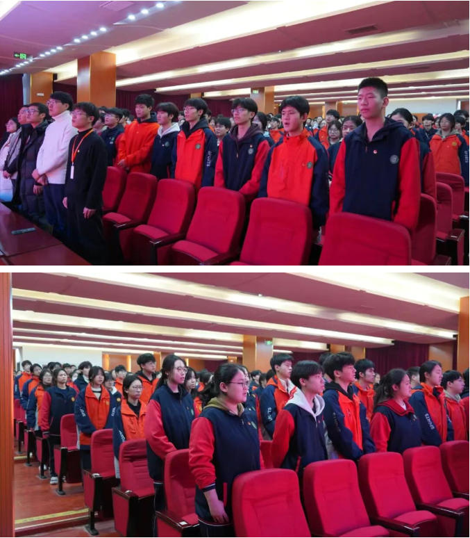 精英华唐艺术高中新团员入团仪式圆满举行