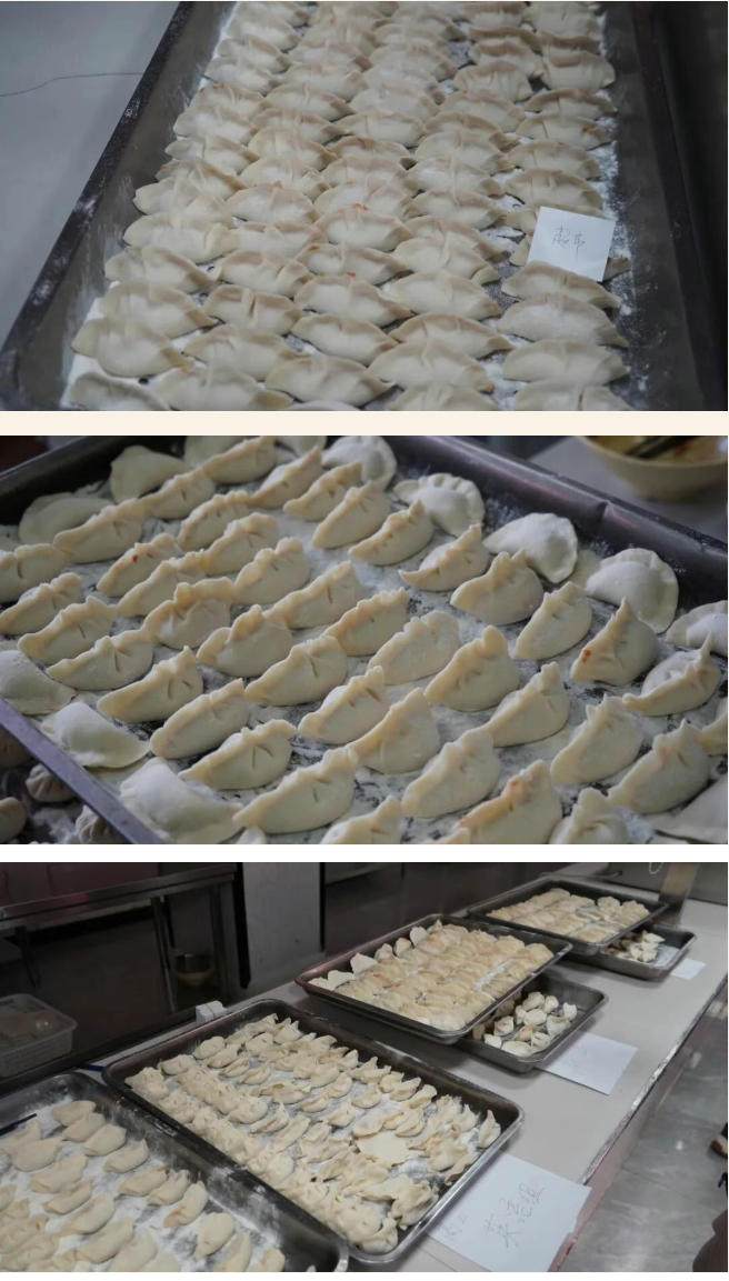 精英华唐艺术高中教职工包饺子大赛