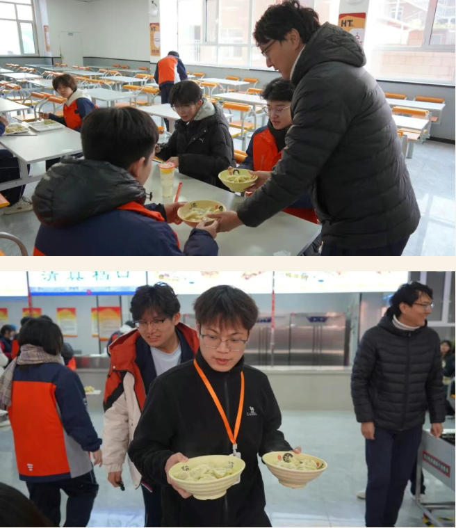 精英华唐艺术高中教职工包饺子大赛