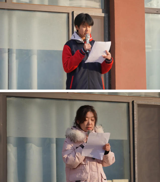  精英华唐艺术高中升旗仪式